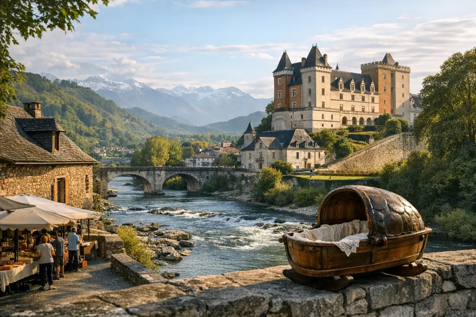 Illustration du guide La visite du Château de Pau met le récit d’Henri IV à l’épreuve
