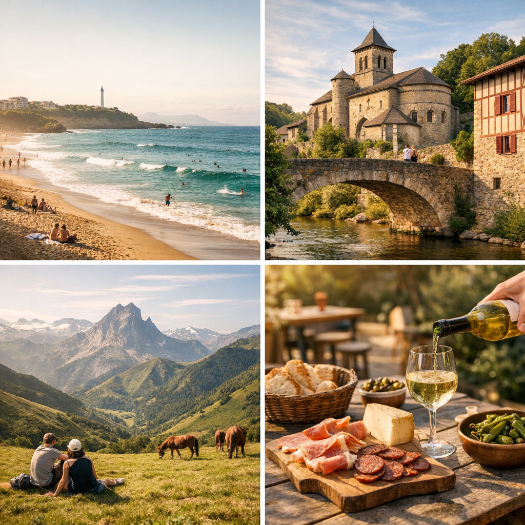 Nos incontournables du 64 : plages, patrimoine, montagne et art de vivre